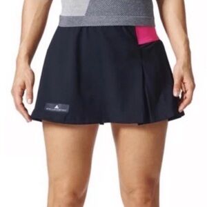Adidas Stella McCartney Barricade Tennis Skort Black Pink Color block Large EUC